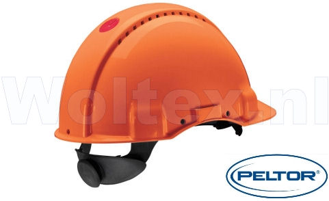 3M Peltor Helmen G3000NUV ABS UV- sensor Ventilatie Omkeerbaar binnenwerk oranje