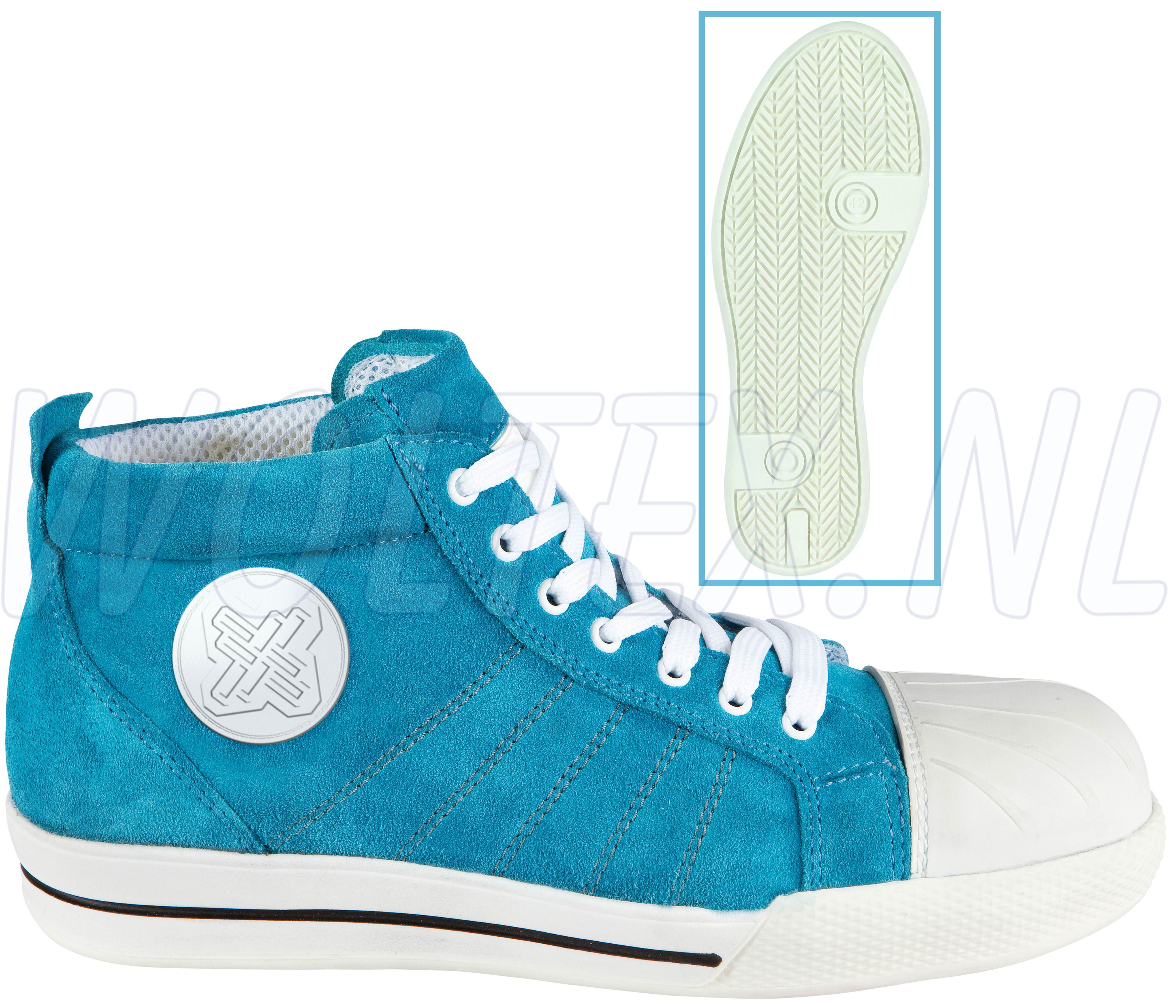 Wolf in schaapskleren romantisch bad Redbrick Safety Sneakers Schoenen Blue Veilige neus- zool Overneus blauw 37