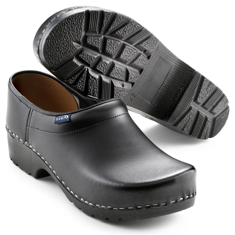 Sika Traditionel Klompen 124 D.H. PU zwart