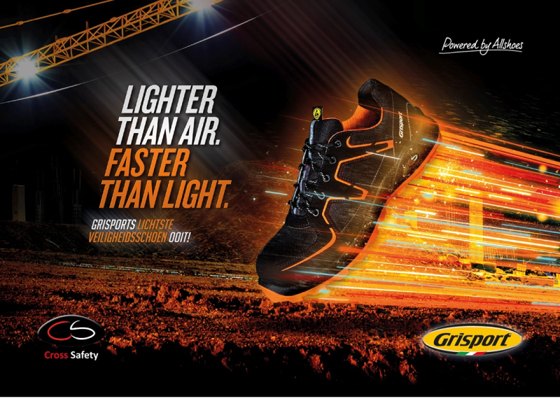 Grisport Cross Safety Schoenen Nordic ESD- antistatisch zwart-zilver