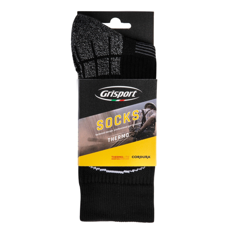 Grisport Sokken 25111 Thermo zwart-grijs