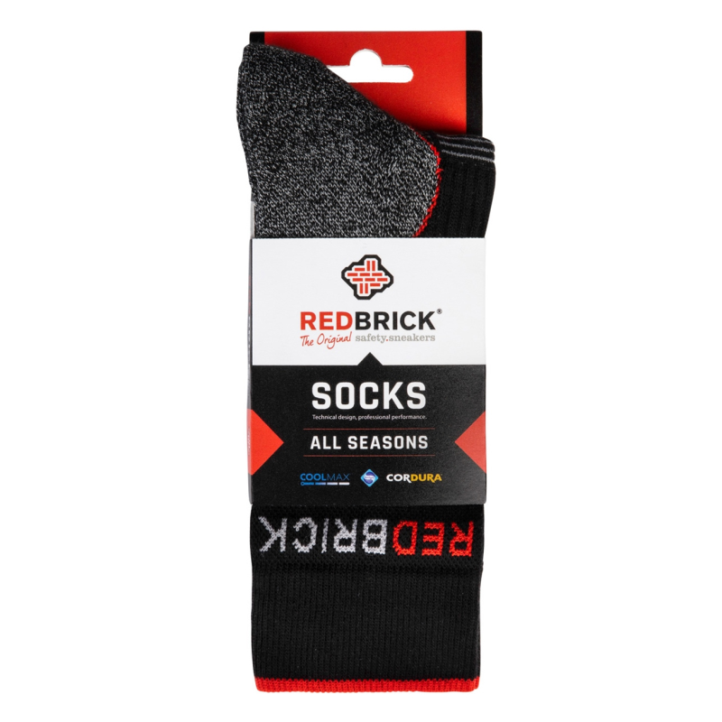 Redbrick Accessoires Sokken 25103 All Season grijs-zwart
