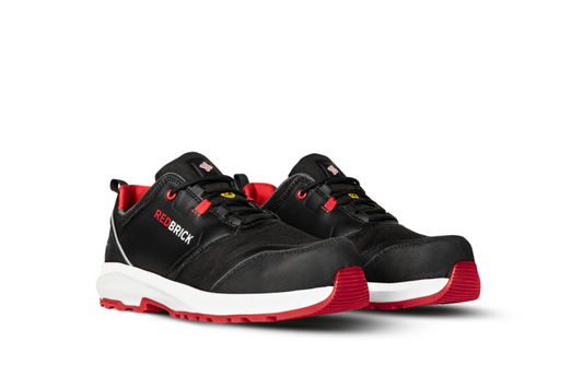 Redbrick Safety Sneakers Pulse Collectie Schoenen Pulse Low Laag S3 zwart