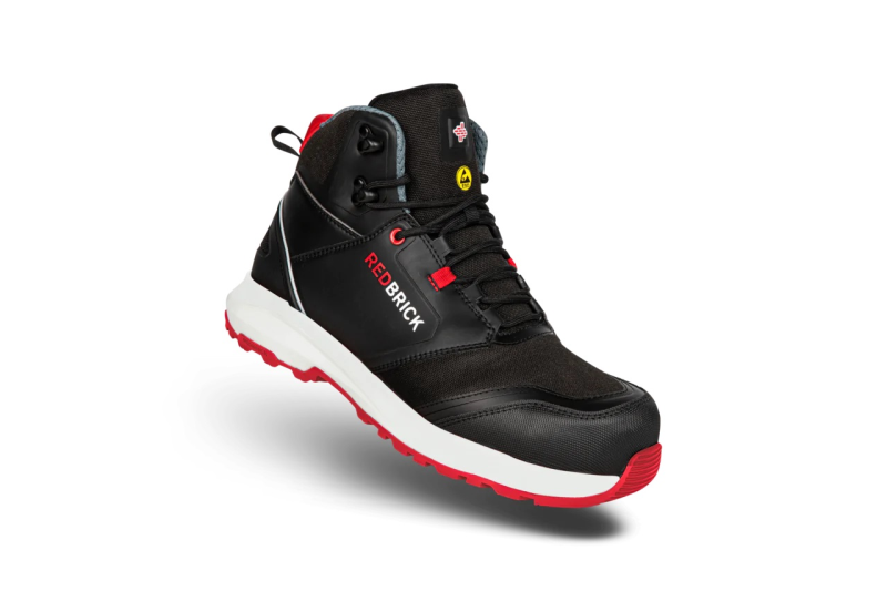 Redbrick Safety Sneakers Pulse Collectie Schoenen Pulse High Hoog S3 zwart