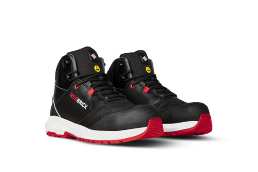 Redbrick Safety Sneakers Pulse Collectie Schoenen Pulse High Hoog S3 zwart