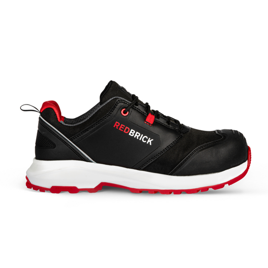 Redbrick Safety Sneakers Pulse Collectie Schoenen Pulse Overnose Low Laag S3 zwart