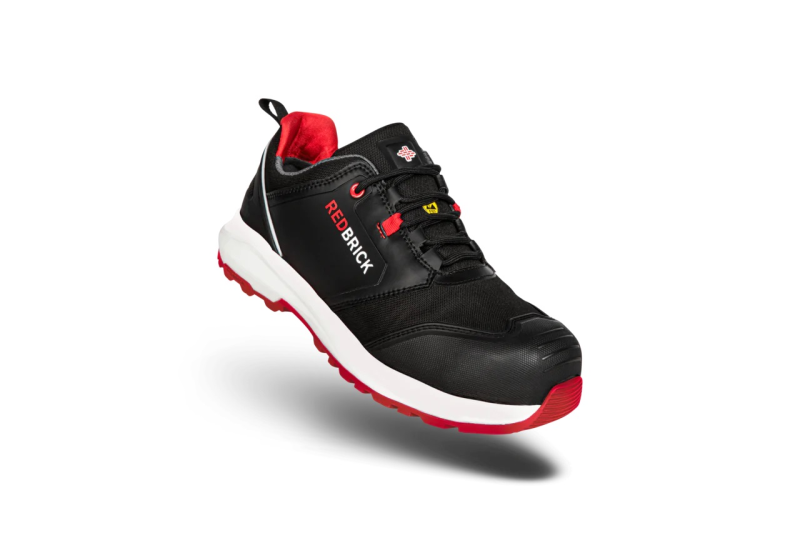 Redbrick Safety Sneakers Pulse Collectie Schoenen Pulse Overnose Low Laag S3 zwart
