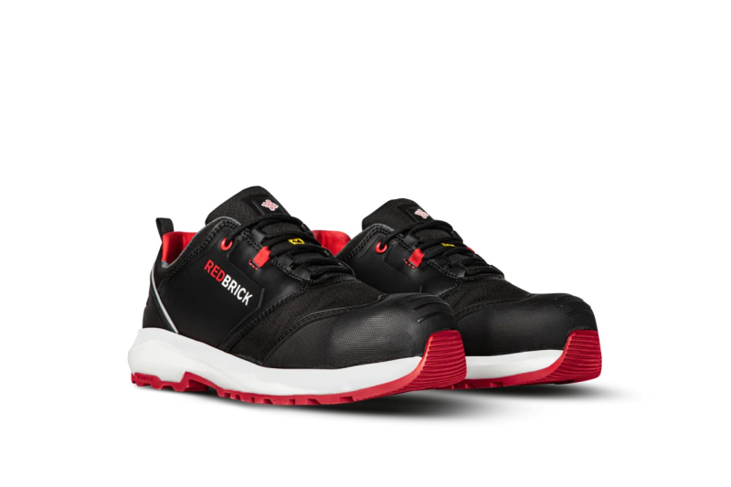 Redbrick Safety Sneakers Pulse Collectie Schoenen Pulse Overnose Low Laag S3 zwart