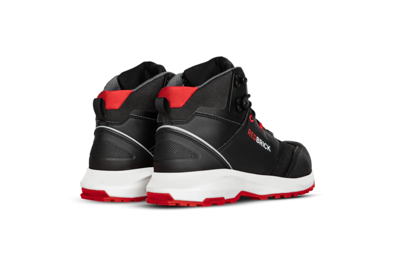Redbrick Safety Sneakers Pulse Collectie Schoenen Pulse Overnose Low Hoog S3 zwart