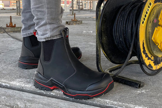 Redbrick Boots Pulse Collectie Laarzen Pulse Ankle Boot Black Laag S3S zwart
