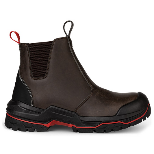 Redbrick Boots Pulse Collectie Laarzen Pulse Ankle Boot Black Laag S3S bruin