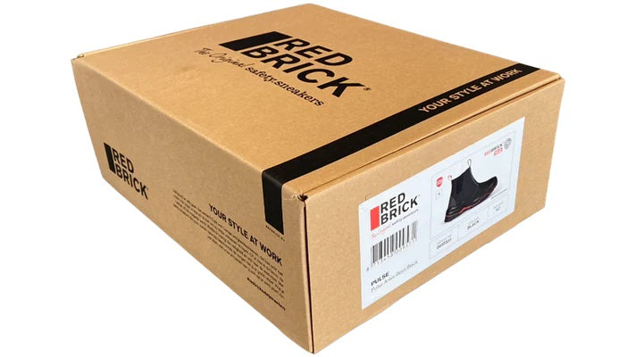 Redbrick Boots Pulse Collectie Laarzen Pulse Ankle Boot Black Laag S3S bruin