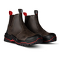 Redbrick Boots Pulse Collectie Laarzen Pulse Ankle Boot Black Laag S3S bruin