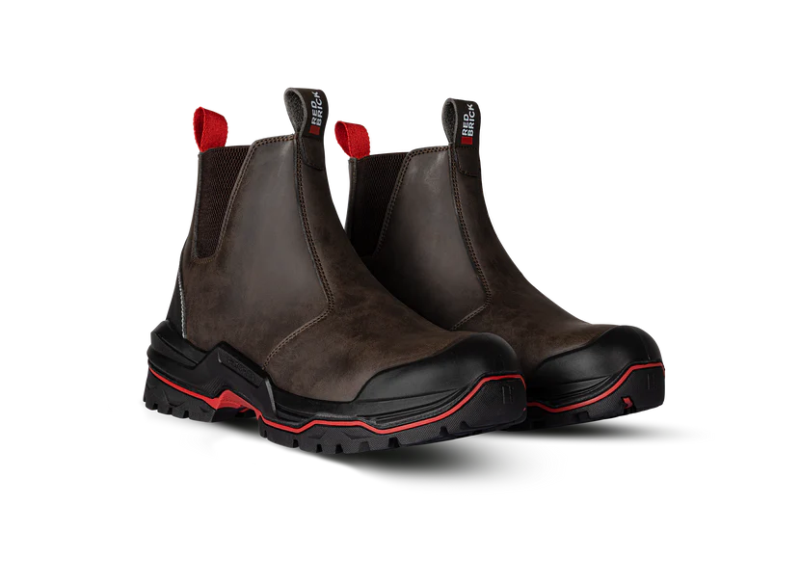 Redbrick Boots Pulse Collectie Laarzen Pulse Ankle Boot Black Laag S3S bruin