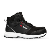 Redbrick Safety Sneakers Pulse Collectie Werkschoen Pulse Waterproof High Hoog S3 zwart