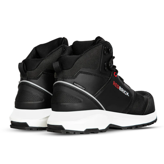 Redbrick Safety Sneakers Pulse Collectie Werkschoen Pulse Waterproof High Hoog S3 zwart