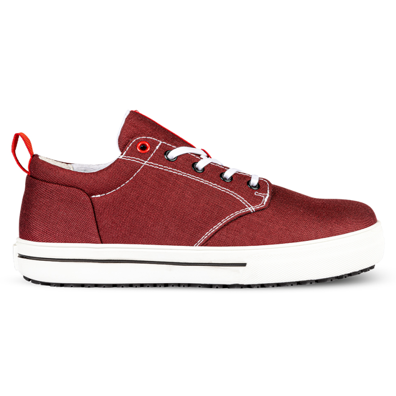 Redbrick Safety Sneakers Ladies Line Werkschoen Roxanne laag S3 dames rood