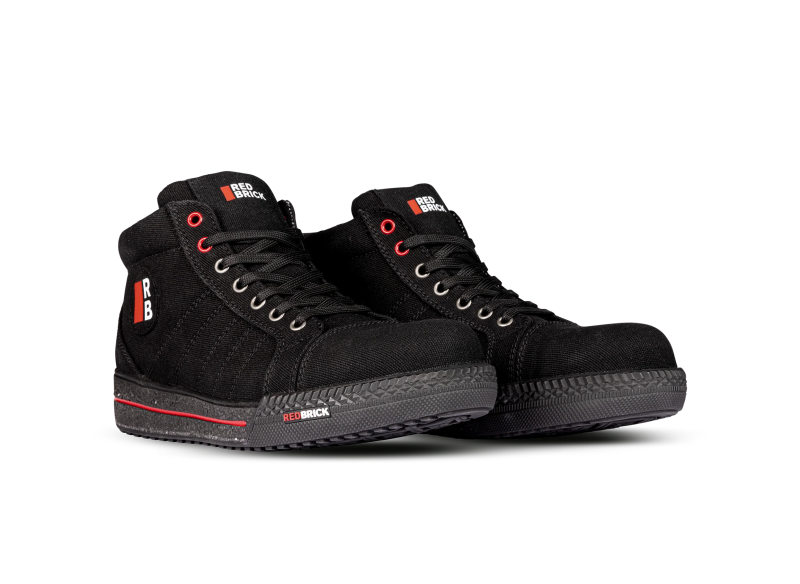 Redbrick Safety Sneakers Sustainable Werkschoen Opal hoog S1P zwart