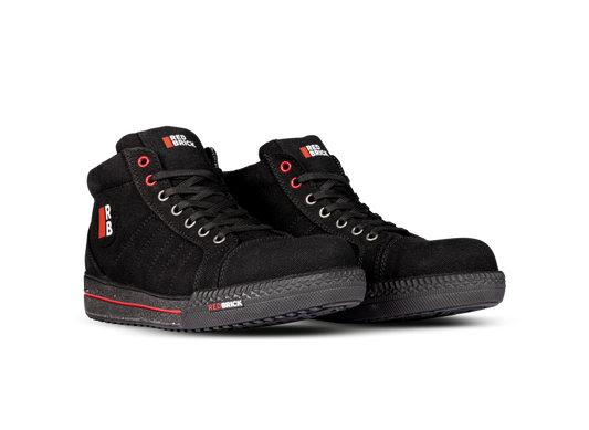 Redbrick Safety Sneakers Sustainable Werkschoen Opal hoog S1P zwart