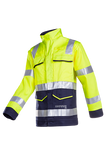 Sioen Jassen Millau  fluo geel-marineblauw
