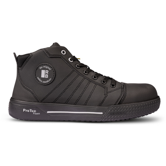 Redbrick Safety Sneakers Nieuw Veiligheidsschoenen Beater High S3S zwart