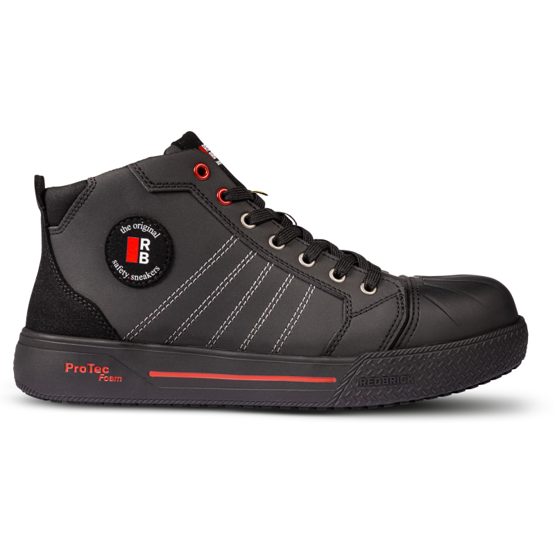 Redbrick Safety Sneakers Nieuw Veiligheidsschoenen Champ High S3S zwart