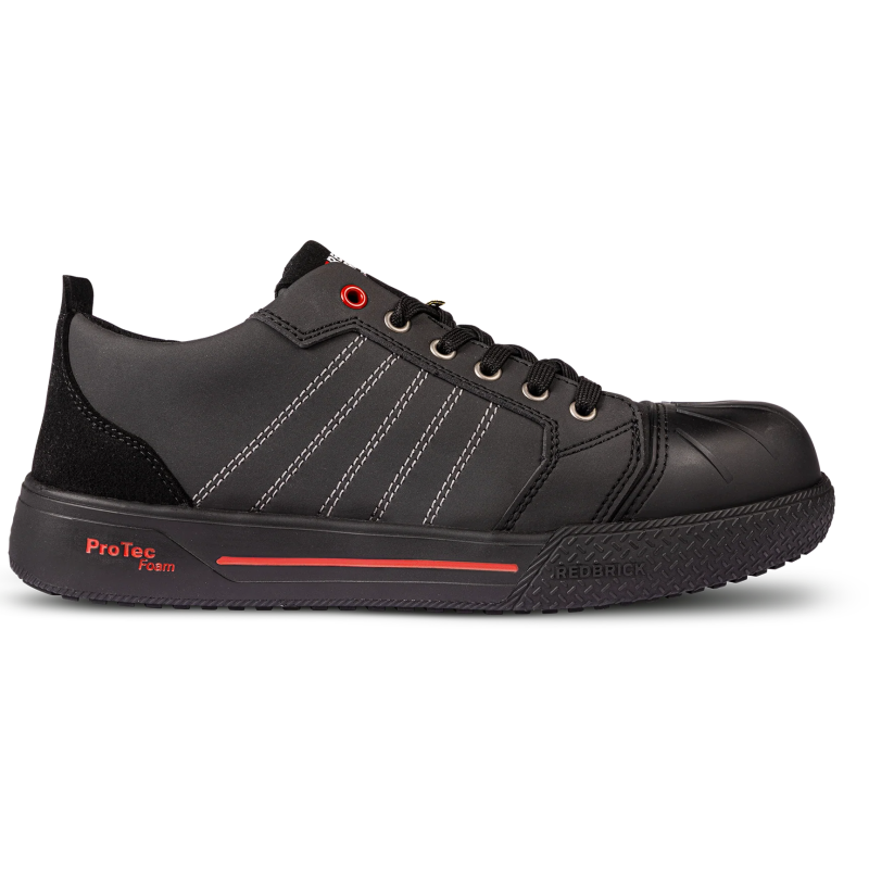 Redbrick Safety Sneakers Nieuw Veiligheidsschoenen Champ Low S3S zwart