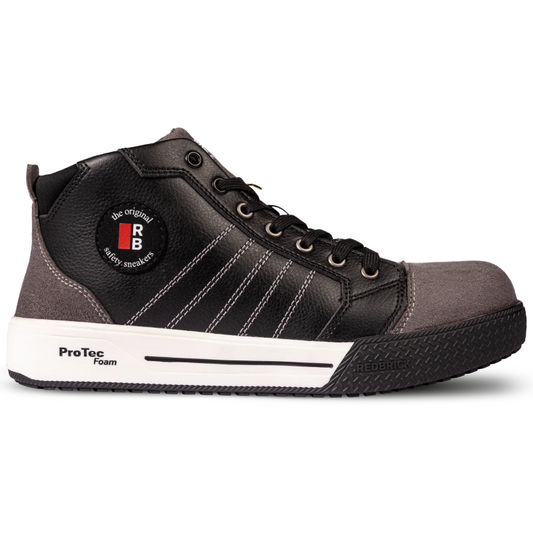 Redbrick Safety Sneakers Nieuw Veiligheidsschoenen Dunk High S3S zwart