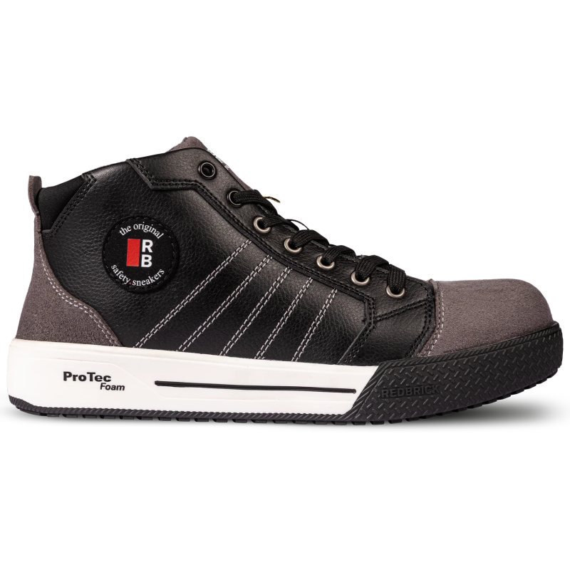 Redbrick Safety Sneakers Nieuw Veiligheidsschoenen Dunk High S3S zwart