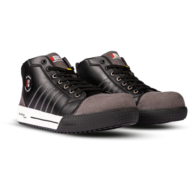 Redbrick Safety Sneakers Nieuw Veiligheidsschoenen Dunk High S3S zwart