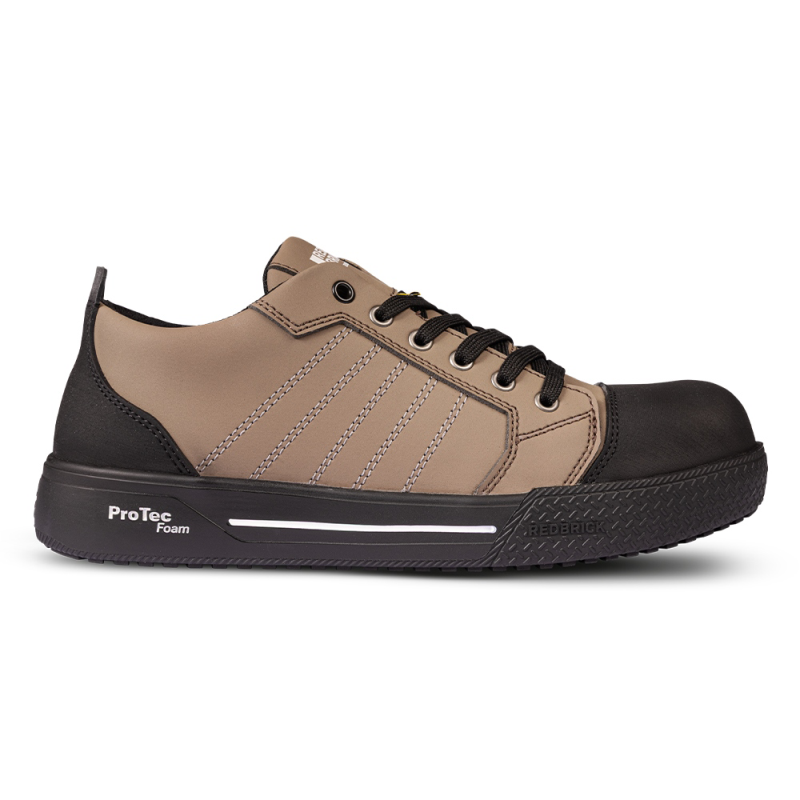 Redbrick Safety Sneakers Nieuw Veiligheidsschoenen Jump Low S3S bruin