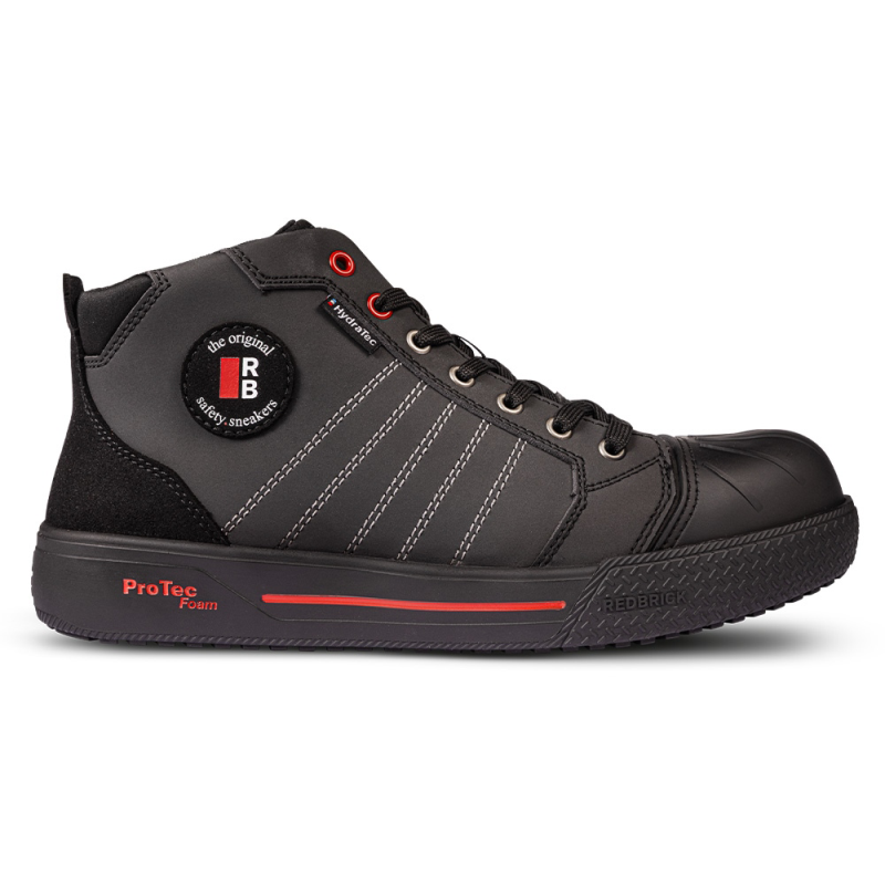 Redbrick Safety Sneakers Nieuw Veiligheidsschoenen Splash S7S Waterdicht zwart