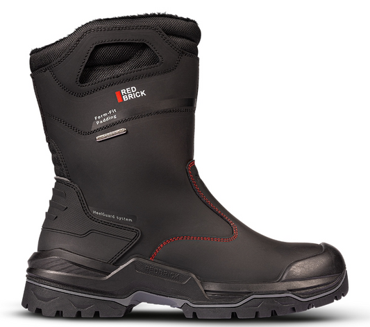 Redbrick Boots Boot Collectie Veiligheidslaarzen Boot Black Wool 32337 Gevoerd S7S zwart