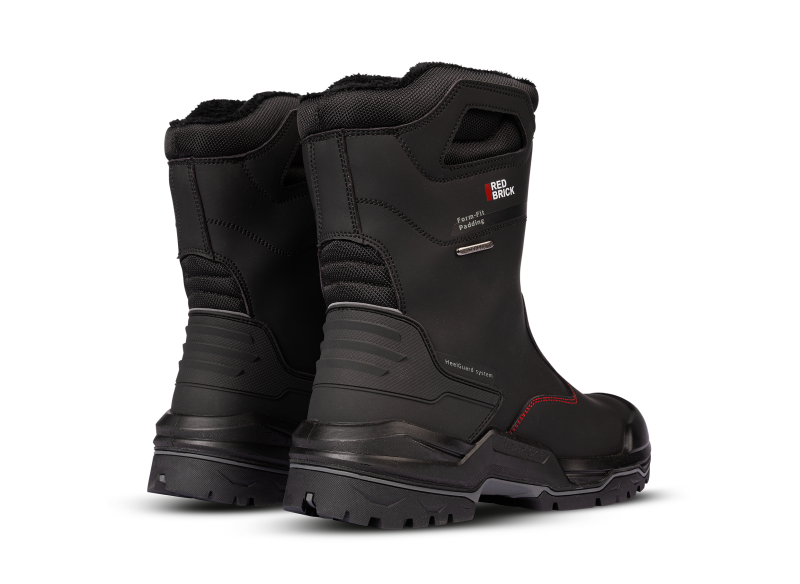 Redbrick Boots Boot Collectie Veiligheidslaarzen Boot Black Wool 32337 Gevoerd S7S zwart