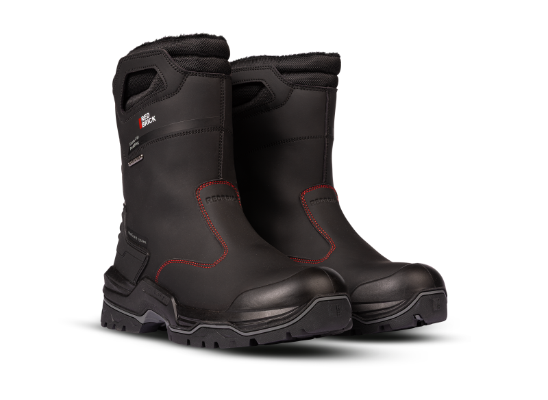 Redbrick Boots Boot Collectie Veiligheidslaarzen Boot Black Wool 32337 Gevoerd S7S zwart