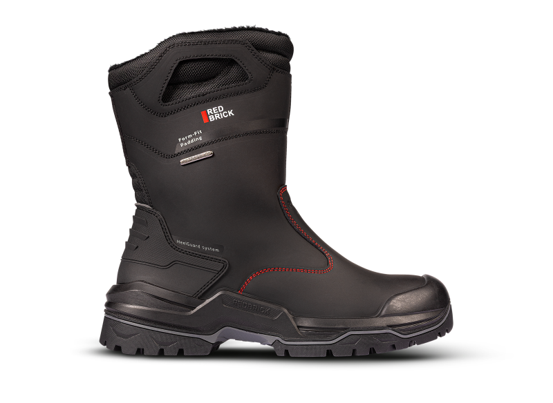Redbrick Boots Boot Collectie Veiligheidslaarzen Boot Black Wool 32337 Gevoerd S7S zwart