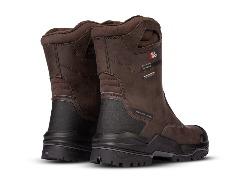 Redbrick Boots Boot Collectie Veiligheidslaarzen Boot Brown Wool 32339 Gevoerd S7S bruin