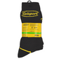 Grisport Werksokken 25123 Recycled 2-Pack zwart-geel