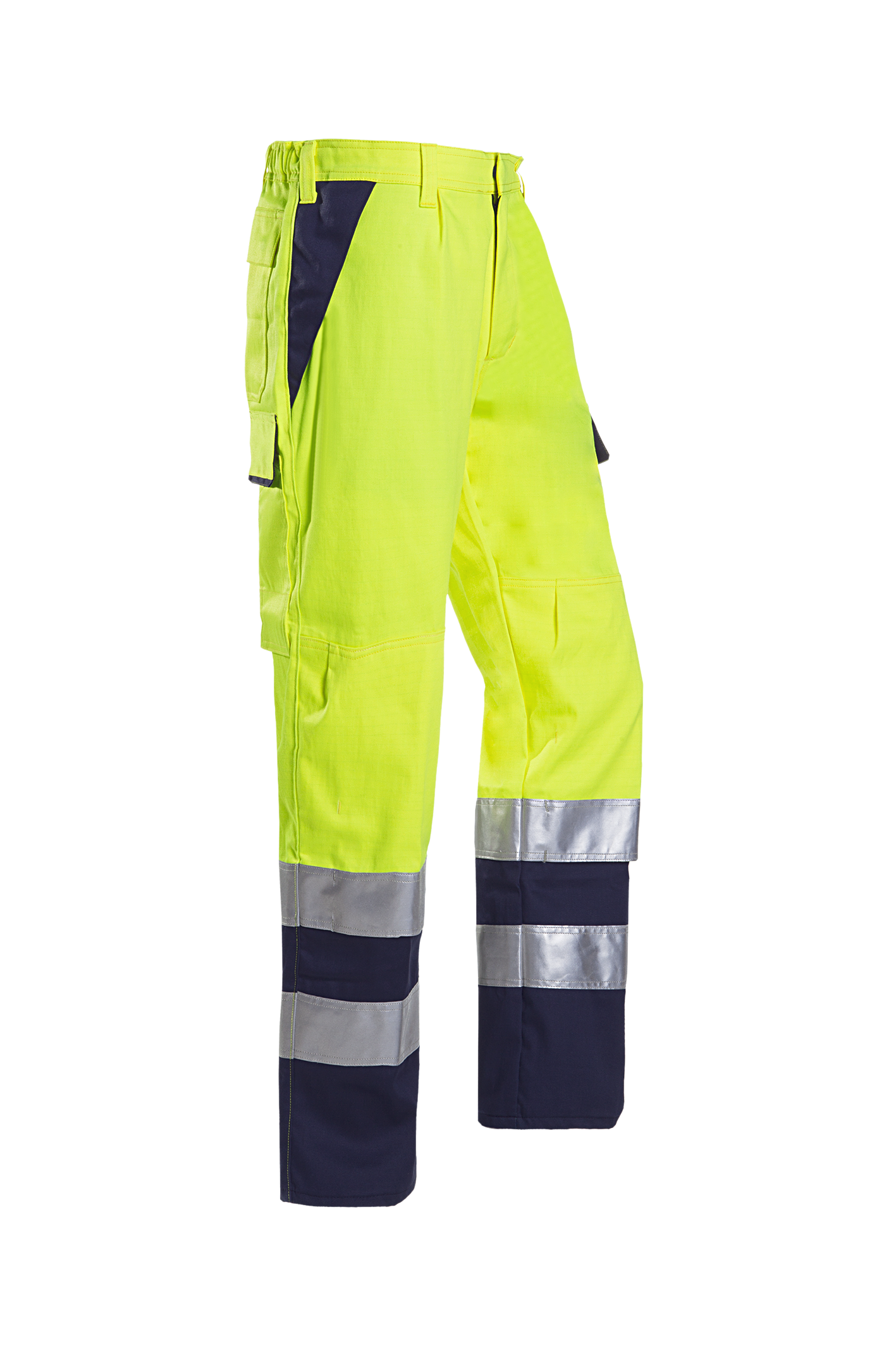 Sioen Broeken Royan Multinorm- ARC fluo geel-marineblauw