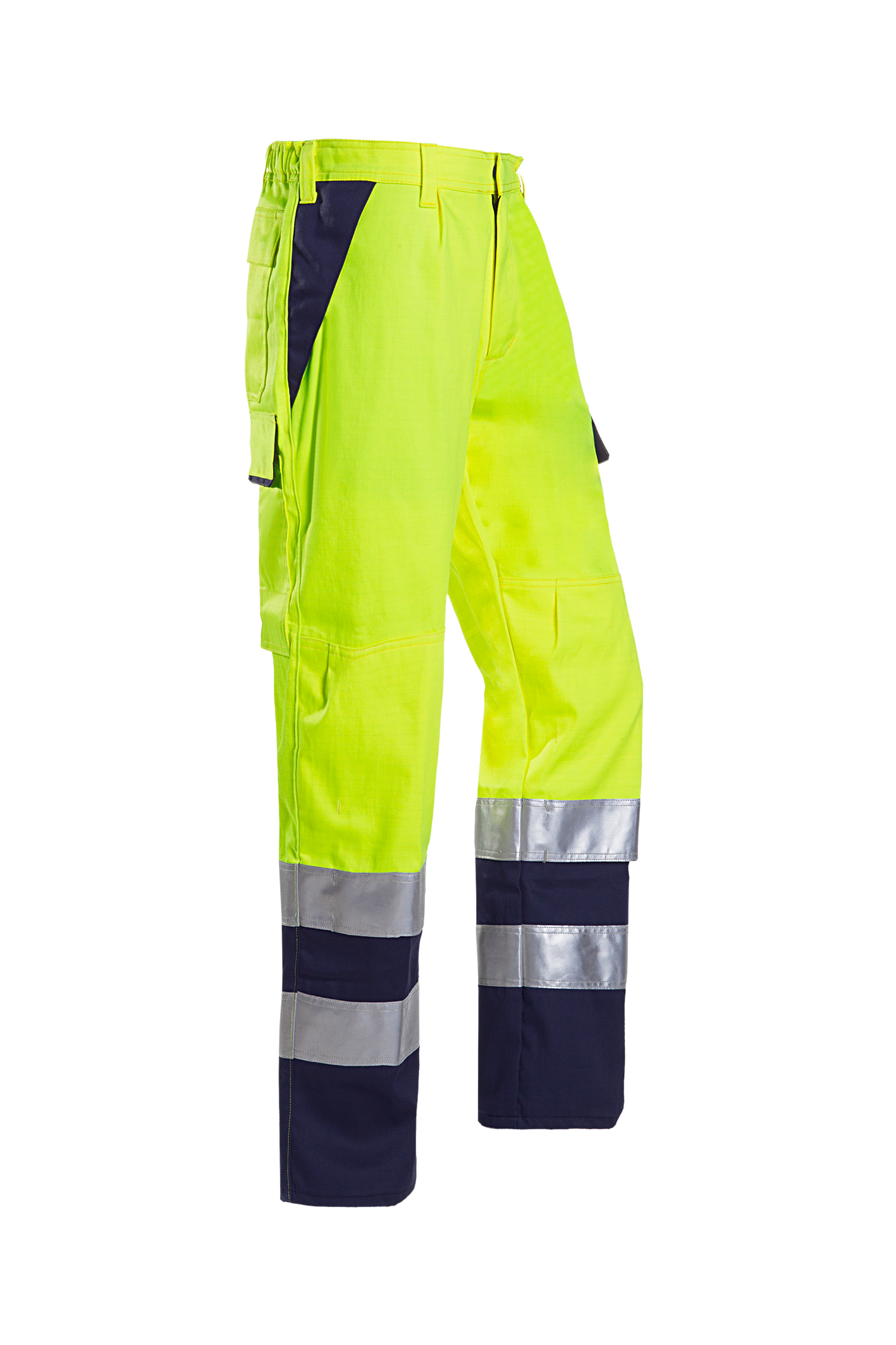 Sioen Broeken Ambok Multinorm- ARC fluo geel-marineblauw