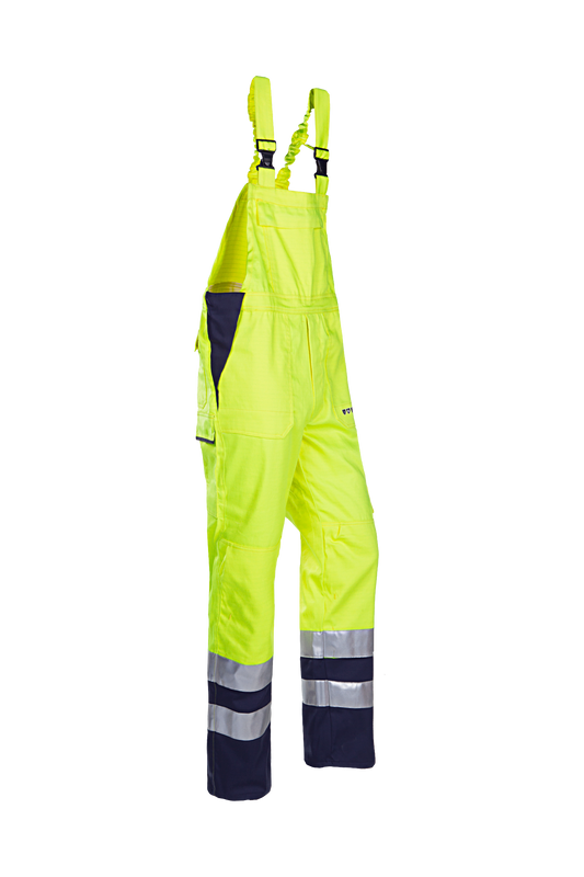 Sioen Am. Overalls Bayonne Multinorm- ARC fluo geel-marineblauw