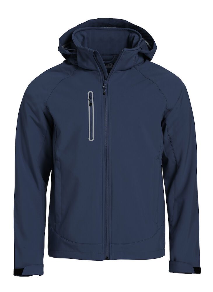 Clique Jassen Milford softshell waterdicht donker marineblauw(580)