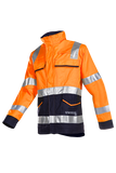 Sioen Jassen Larrau  fluo oranje-marineblauw