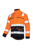 Sioen Jassen Orlu Multinorm- ARC fluo oranje-marineblauw