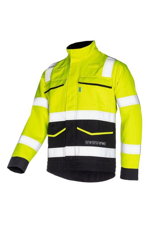 Sioen blouson Orlu multinorm fluo geel-marine
