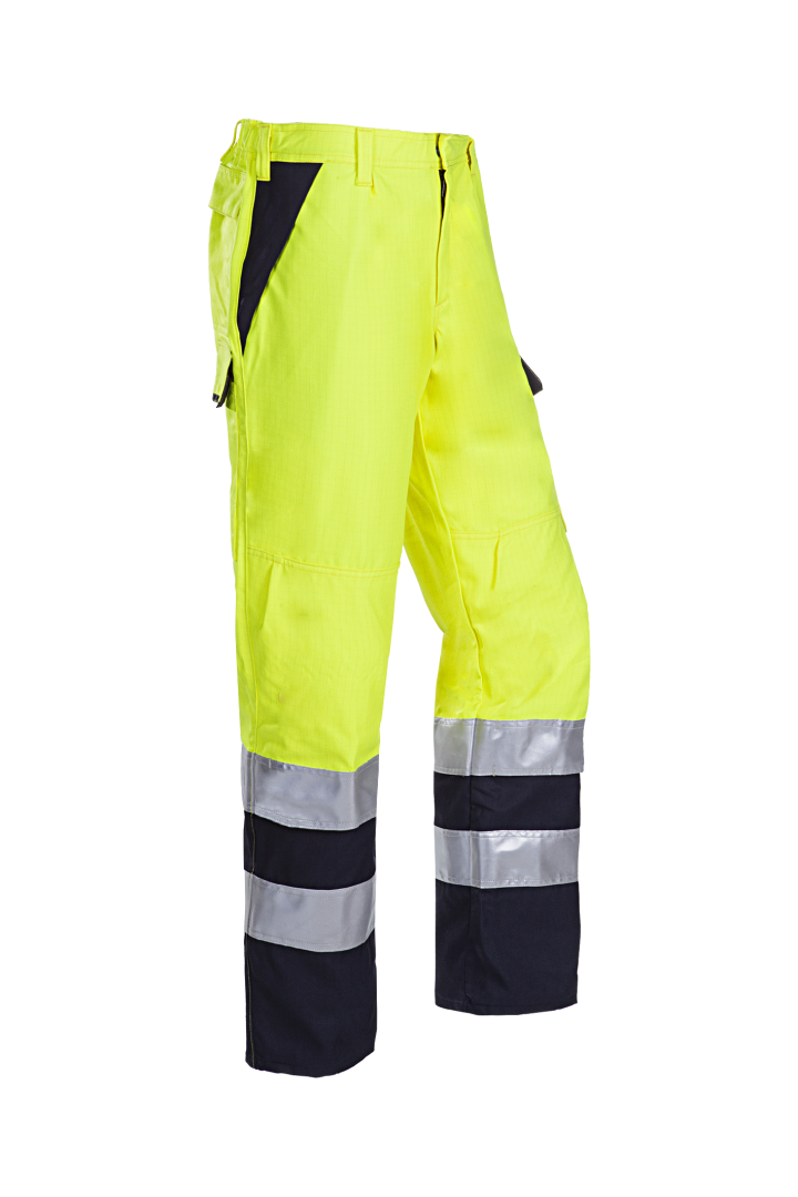 Sioen Broeken Matour Multinorm- ARC fluo geel-marineblauw