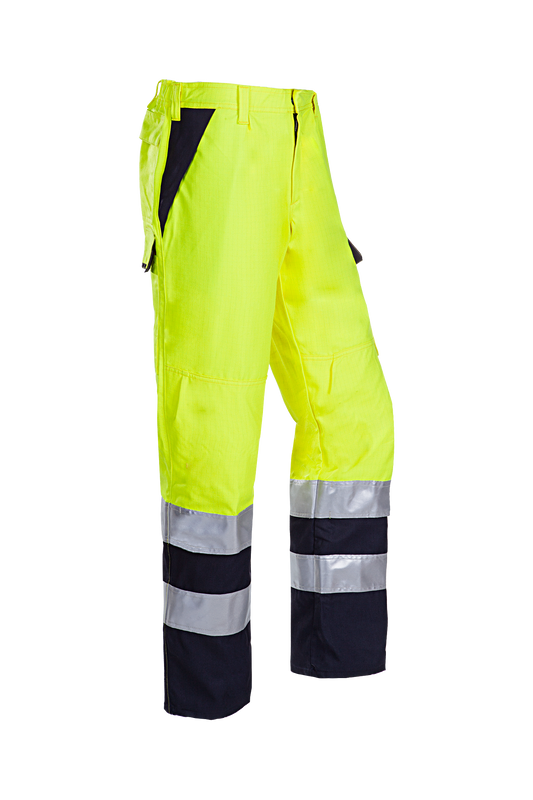 Sioen Broeken Matour Multinorm- ARC fluo geel-marineblauw