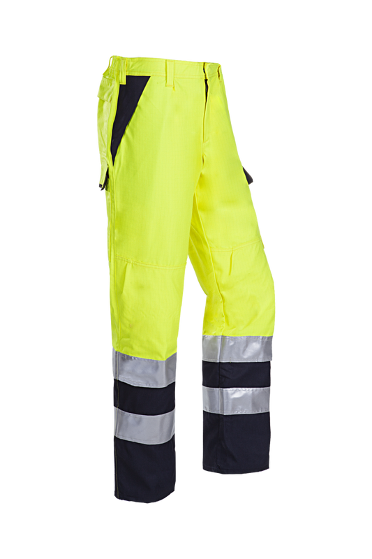 Sioen Broeken Matour Multinorm- ARC fluo geel-marineblauw