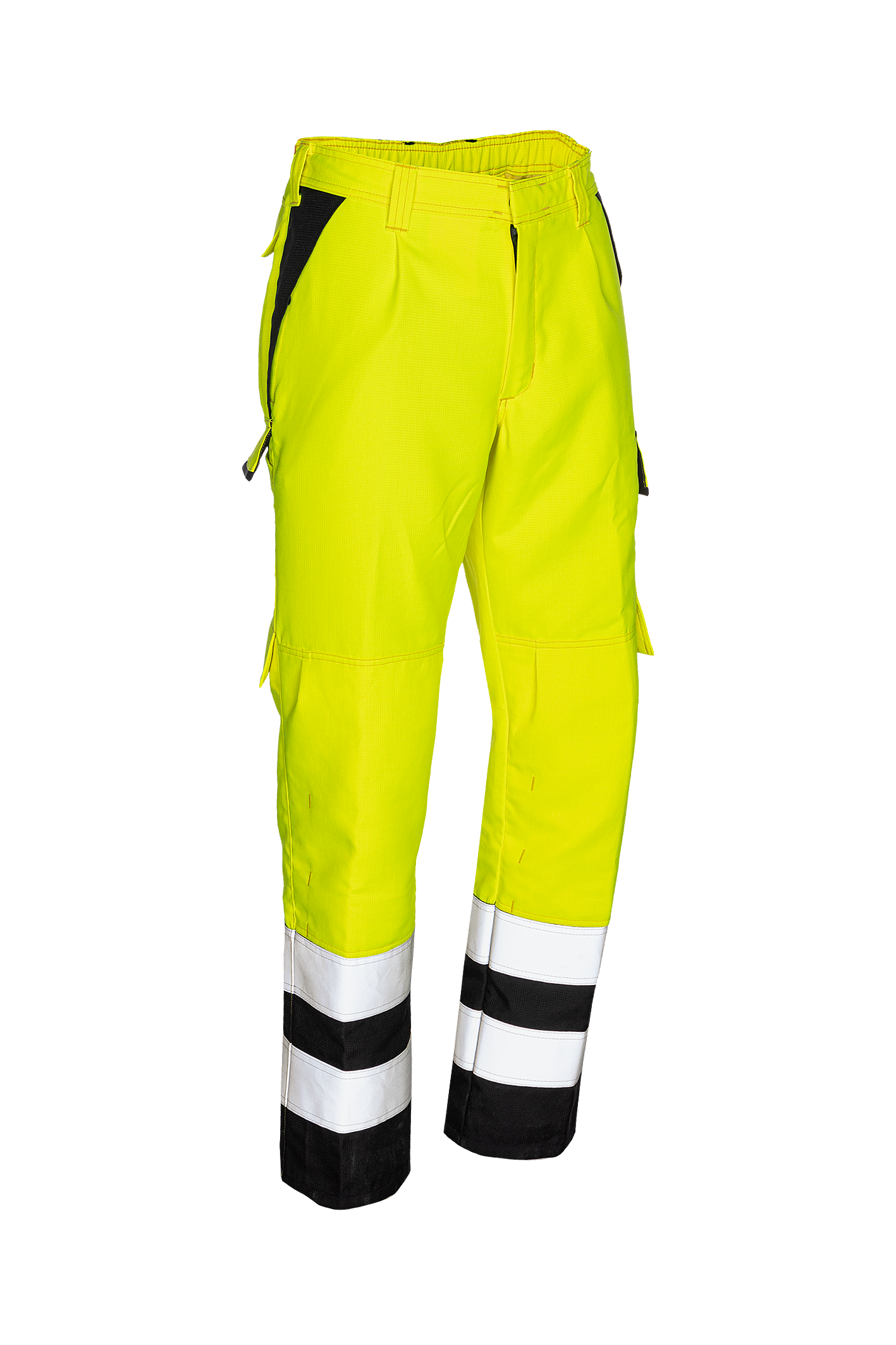 Sioen broek Bakki multinorm fluo geel-marine