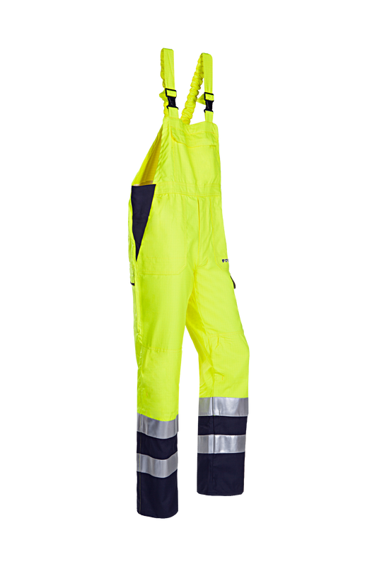 Sioen Am. Overalls Ambier Multinorm- ARC fluo geel-marineblauw